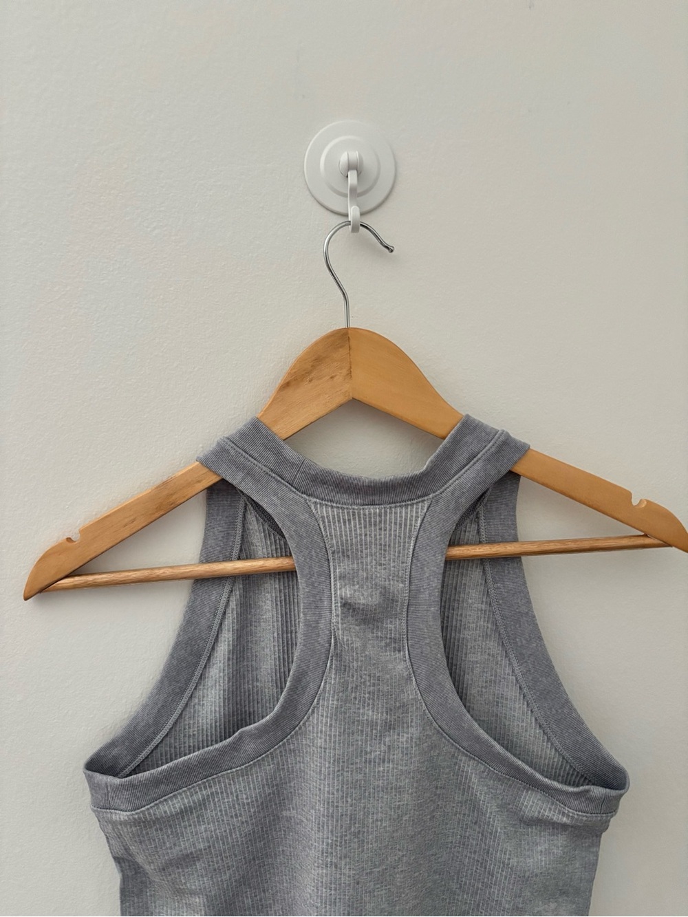 Athleta Gray Ribbed Tank - Picture 5 of 6